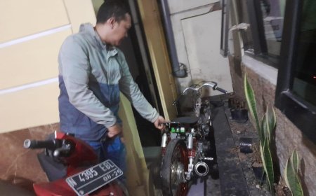 Belasan Motor Balap Liar Diamankan Demi Jaga Keselamatan Pengguna Jalan