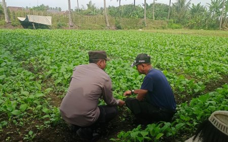 Polisi Kawal Proses Pertanian Warga hingga Masa Panen