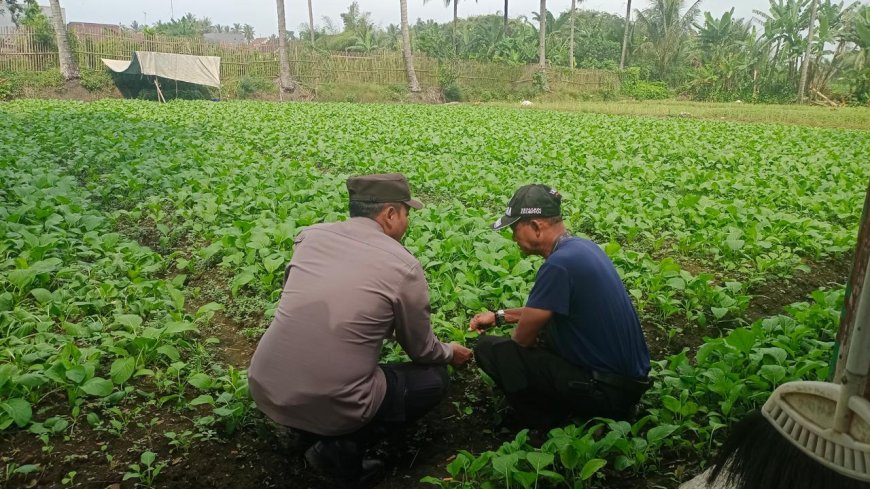 Polisi Kawal Proses Pertanian Warga hingga Masa Panen